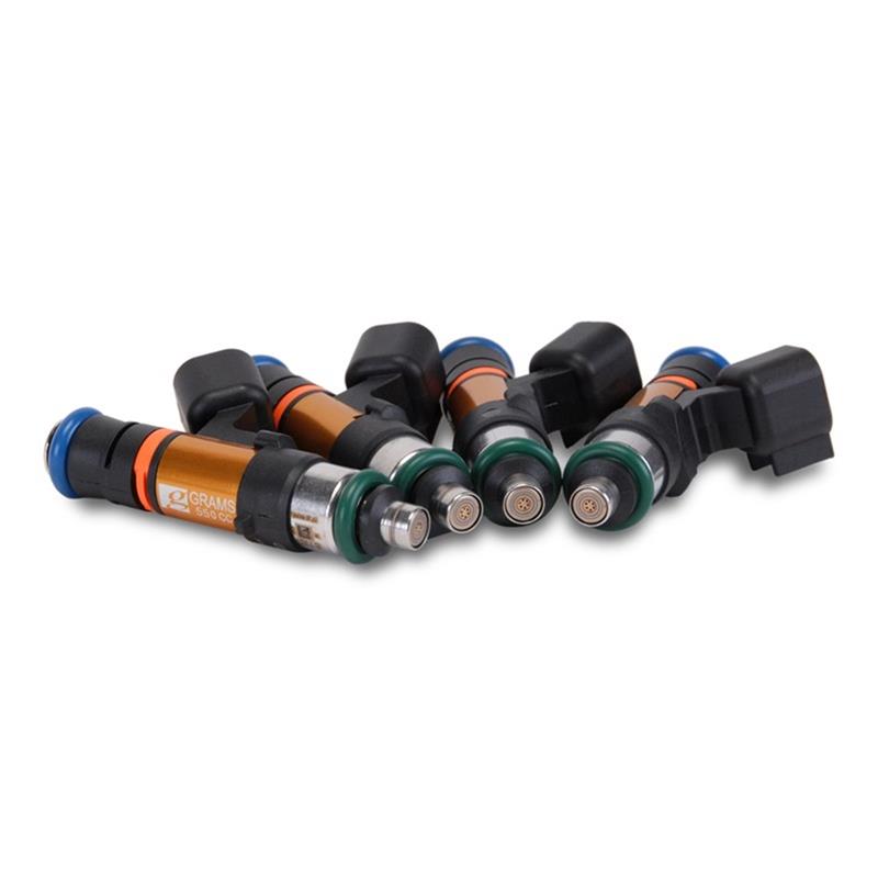 Scion FR S Fuel Injector Kit - Grams Performance - 550cc, 11mm Top Adapter/DENSO Lower Cushion Bottom, Plug And Play - `14-`27